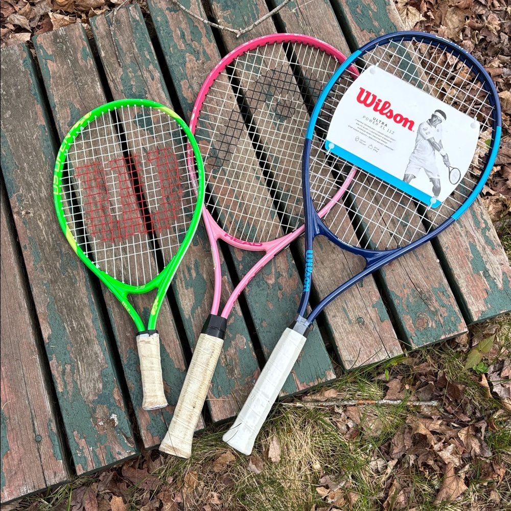 Wilson Ultra Power XL 112 Tennis Racquet / Racket 4 3/8" grip and 2 more